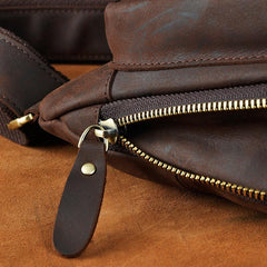 Leather Mens Cool Sling Bag Crossbody Bag Chest Bag for men - imessengerbags
