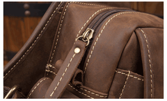 Leather Mens Cool Sling Bag Crossbody Bag Chest Bag for men