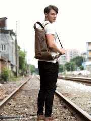 Leather Mens Cool Sling Bag Crossbody Bag Chest Bag for men - imessengerbags