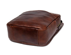 Leather Mens Cool Sling Bag Crossbody Bag Chest Bag for men - imessengerbags