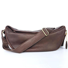 Leather Mens Cool Sling Bag Crossbody Bag Chest Bag for men