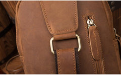 Leather Mens Cool Sling Bag Crossbody Bag Chest Bag for men