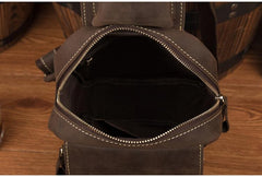 Leather Mens Cool Sling Bag Crossbody Bag Chest Bag for men