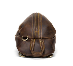 Leather Mens Cool Sling Bag Crossbody Bag Chest Bag for men - imessengerbags