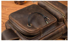 Leather Mens Cool Sling Bag Crossbody Bag Chest Bag for men