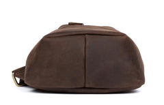 Leather Mens Cool Sling Bag Crossbody Bag Chest Bag for men - imessengerbags