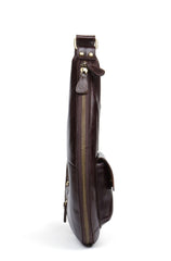 Leather Mens Cool Sling Bag Crossbody Bag Chest Bag for men - imessengerbags