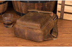 Leather Mens Cool Sling Bag Crossbody Bag Chest Bag for men - imessengerbags