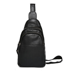Leather Mens Cool Sling Bag Crossbody Bag Chest Bag for men - imessengerbags