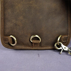 Leather Mens Cool Sling Bag Crossbody Bag Chest Bag for men