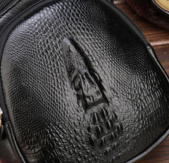 Leather Mens Cool Sling Bag Crossbody Bag Chest Bag for men