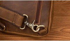 Leather Mens Cool Sling Bag Crossbody Bag Chest Bag for men - imessengerbags