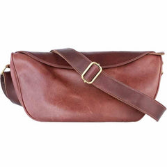 Leather Mens Cool Sling Bag Crossbody Bag Chest Bag for men