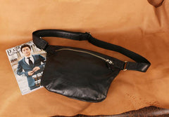 Leather Mens FANNY PACK MENS WAIST BAG HIP PACK BELT BAG FOR MEN