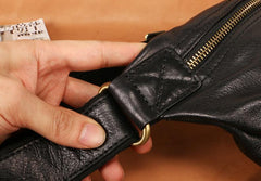 Leather Mens FANNY PACK MENS WAIST BAG HIP PACK BELT BAG FOR MEN