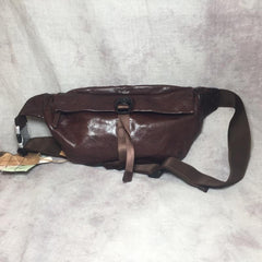 Leather Mens FANNY PACK MENS WAIST BAG HIP PACK BELT BAG FOR MEN