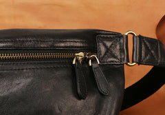 Leather Mens FANNY PACK MENS WAIST BAG HIP PACK BELT BAG FOR MEN