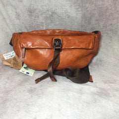 Leather Mens FANNY PACK MENS WAIST BAG HIP PACK BELT BAG FOR MEN