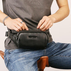 Leather Mens FANNY PACK MENS WAIST BAG HIP PACK BELT BAG FOR MEN