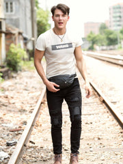 Leather Mens Fanny Pack Waist Bag Hip Pack Belt Bag Bumbag for Men - imessengerbags