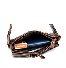 Leather Mens Fanny Pack Waist Bag Hip Pack Belt Bag Bumbag for Men - imessengerbags
