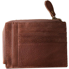 Leather Mens Slim Card Holder Front Pocket Wallets Card Wallets for Men - imessengerbags