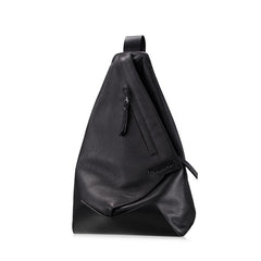 Leather Mens Sling Bag Sling Shoulder Bag Sling Backpack for men - imessengerbags