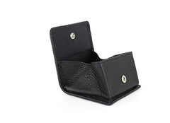 Leather Mens Small Change Wallet Coin Wallet Front Pocket Wallet for Men