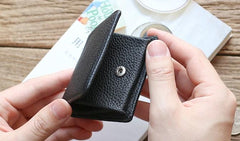 Leather Mens Small Change Wallet Coin Wallet Front Pocket Wallet for Men