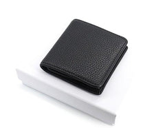 Leather Mens Small Change Wallet Coin Wallet Front Pocket Wallet for Men