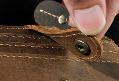 Leather Mens Wallet Cool Slim Front Pocket Wallet Money Clip for Men - imessengerbags