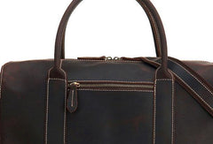 Leather Mens Weekender Bag Duffle Bag Overnight Bag Travel Bag