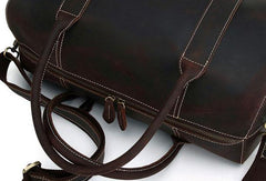 Leather Mens Weekender Bag Duffle Bag Overnight Bag Travel Bag