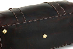 Leather Mens Weekender Bag Duffle Bag Overnight Bag Travel Bag