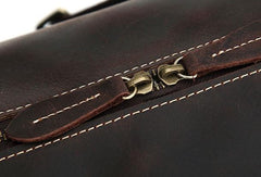 Leather Mens Weekender Bag Duffle Bag Overnight Bag Travel Bag
