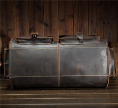 Leather Mens Weekender Bag Large Travel Bag Duffle Bag Vintage Overnight Bag Bag