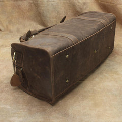 Cool Leather Mens Weekender Bags Vintage Travel Bags Duffle Bag