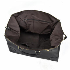 Cool Leather Mens Large Weekender Bag Vintage Travel Bag Duffle Bag for Men