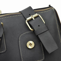 Cool Leather Mens Large Weekender Bag Vintage Travel Bag Duffle Bag for Men