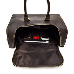 Leather Mens Weekender Bags Vintage Cool Travel Bag Duffle Bag Bag