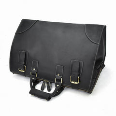 Cool Leather Mens Large Weekender Bag Vintage Travel Bag Duffle Bag for Men