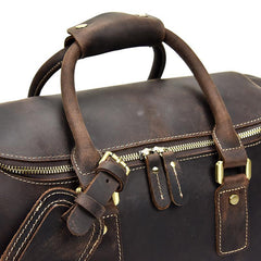 Leather Mens Weekender Bags Vintage Cool Travel Bag Duffle Bag Bag