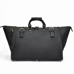 Cool Leather Mens Large Weekender Bag Vintage Travel Bag Duffle Bag for Men
