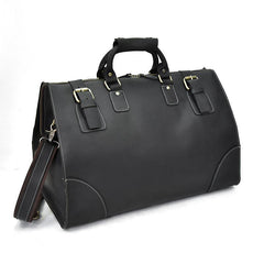 Cool Leather Mens Large Weekender Bag Vintage Travel Bag Duffle Bag for Men
