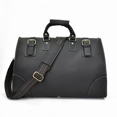 Cool Leather Mens Large Weekender Bag Vintage Travel Bag Duffle Bag for Men