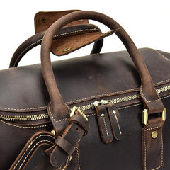 Leather Mens Weekender Bags Vintage Cool Travel Bag Duffle Bag Bag