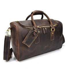 Leather Mens Weekender Bags Vintage Cool Travel Bag Duffle Bag Bag