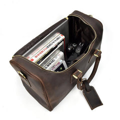 Leather Mens Weekender Bags Vintage Cool Travel Bag Duffle Bag Bag
