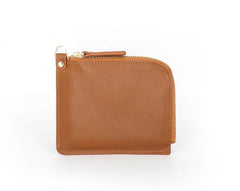 Leather Mens Zipper Small Wallet Wristlet Wallet Clutch Wallet Small Wallet for Men - imessengerbags