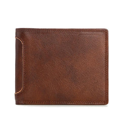 Leather Slim Small Mens Wallet Bifold billfold Wallet for Men - imessengerbags